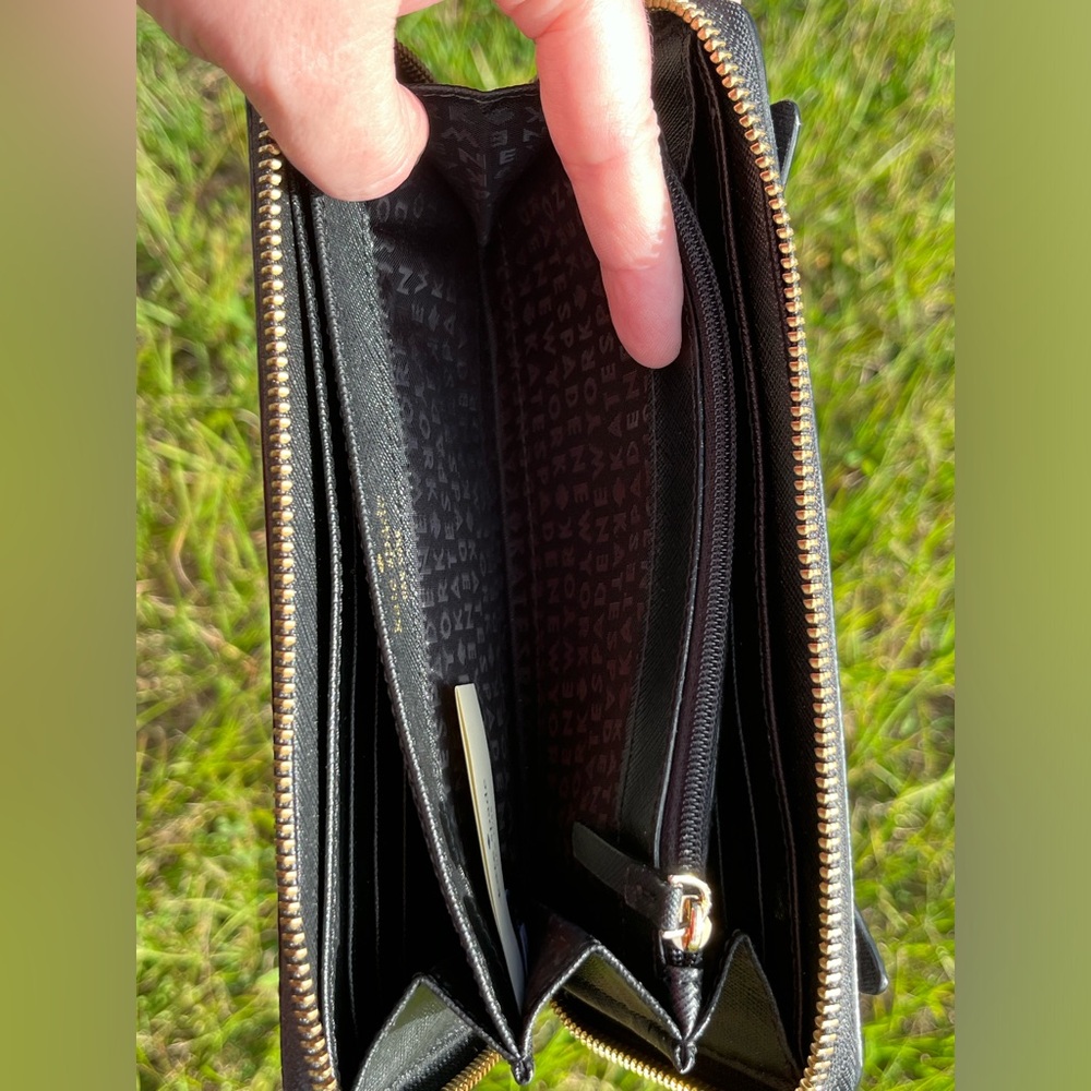 NWT 😻🐾 Kate Spade Cat Meow Lindsey Long Wallet - Picture 13 of 14
